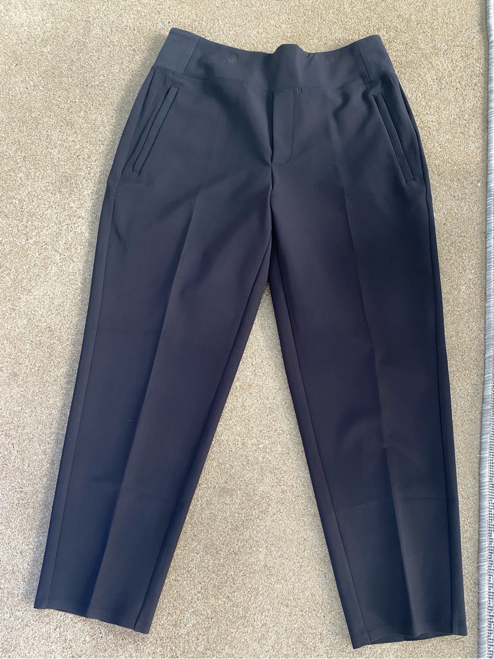 Athleta Black Tailored High-Rise Ankle Pants